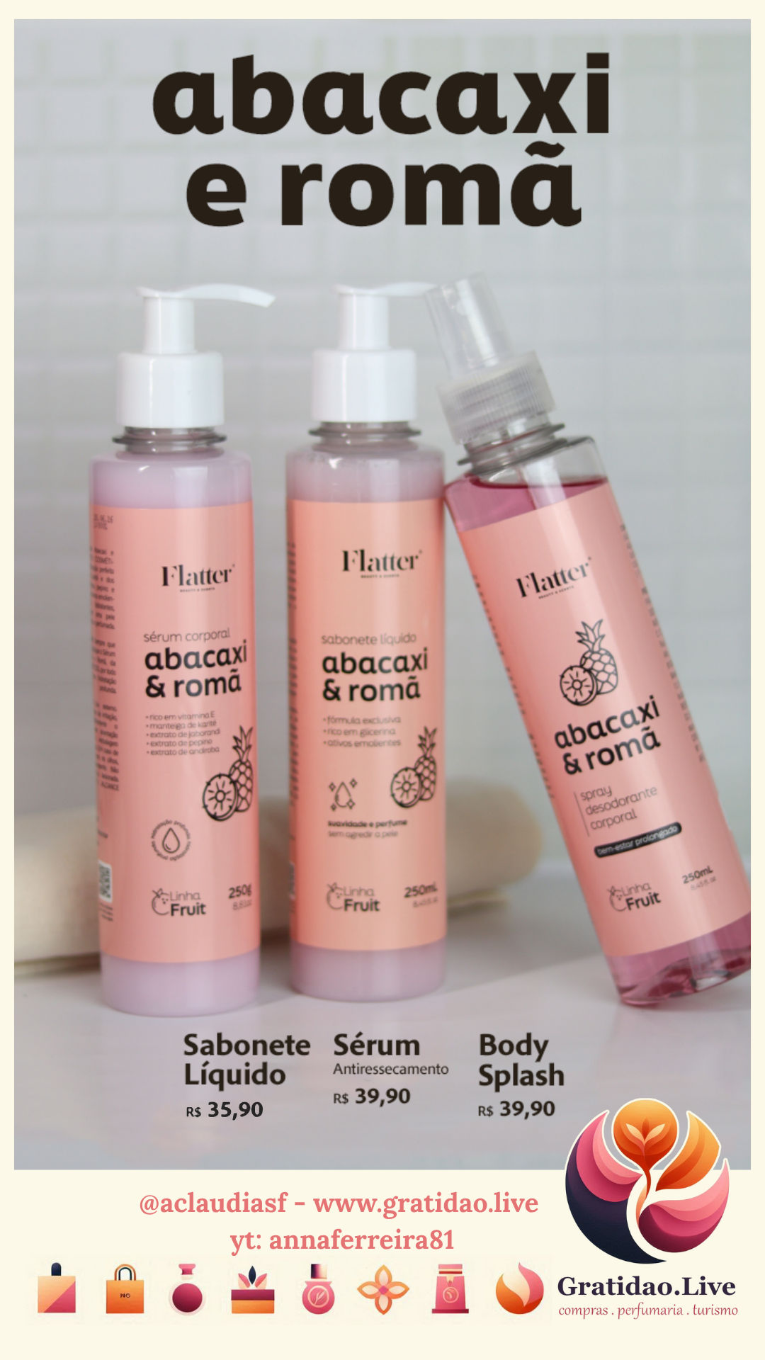 Abacaxi e Romã - Flatter Perfumaria