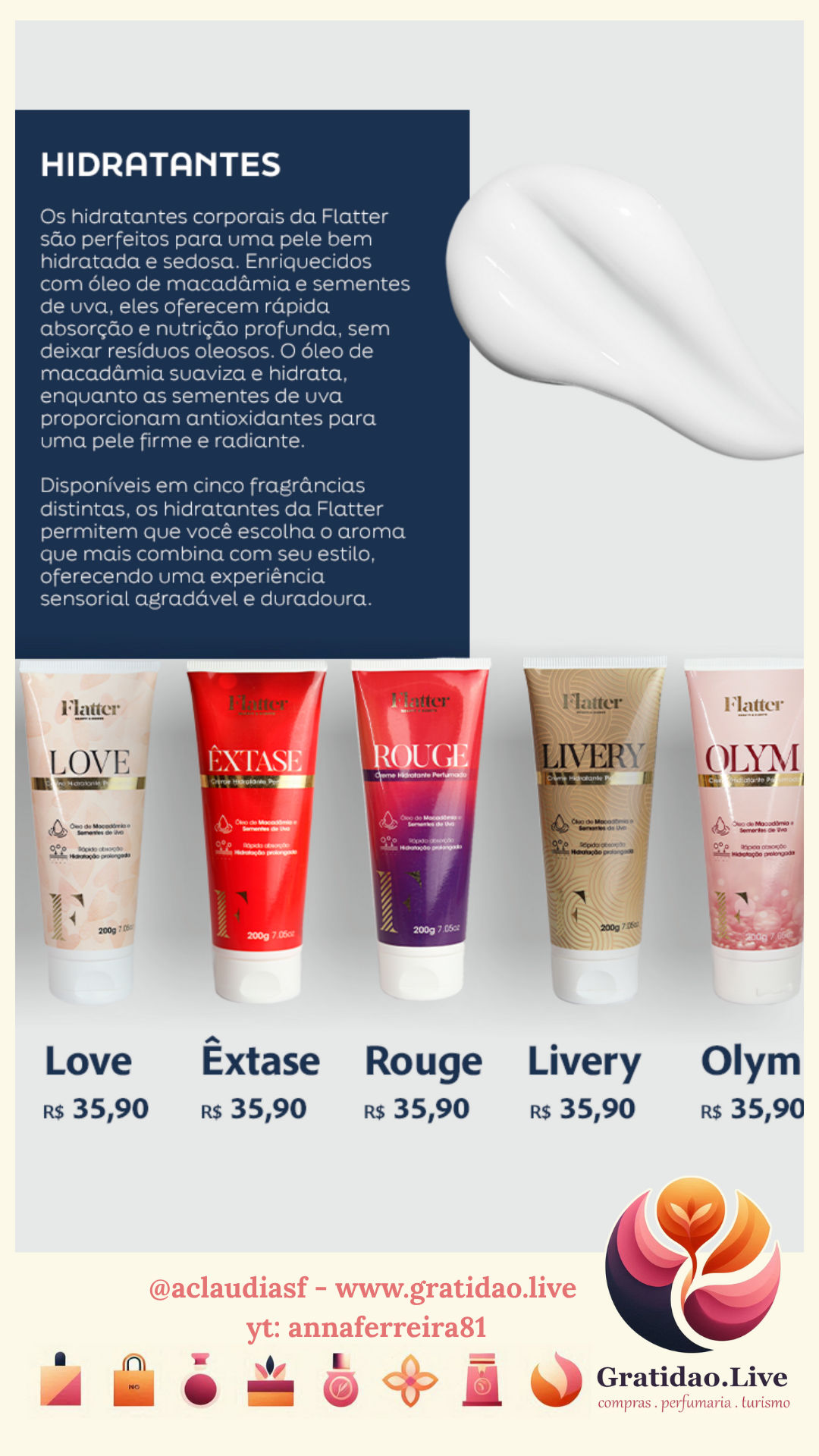 Hidratantes Perfumados - Flatter Perfumaria