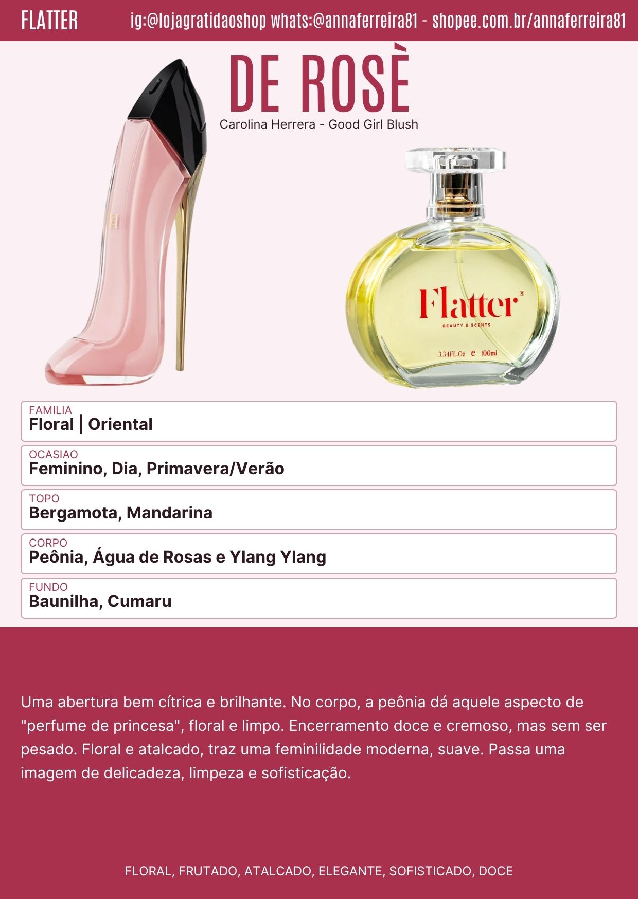 Ficha Perfume De Rosè