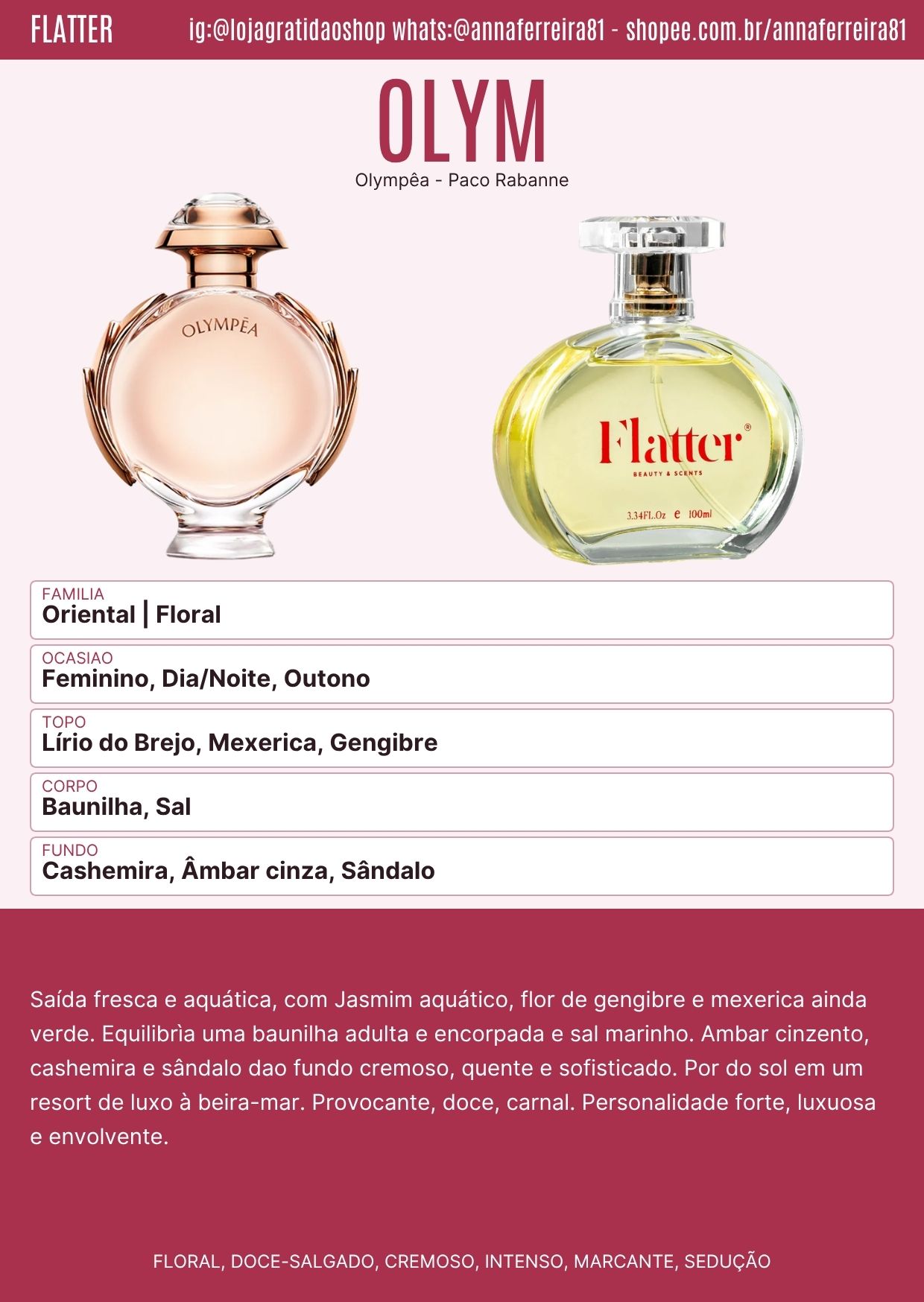Ficha Perfume Olym