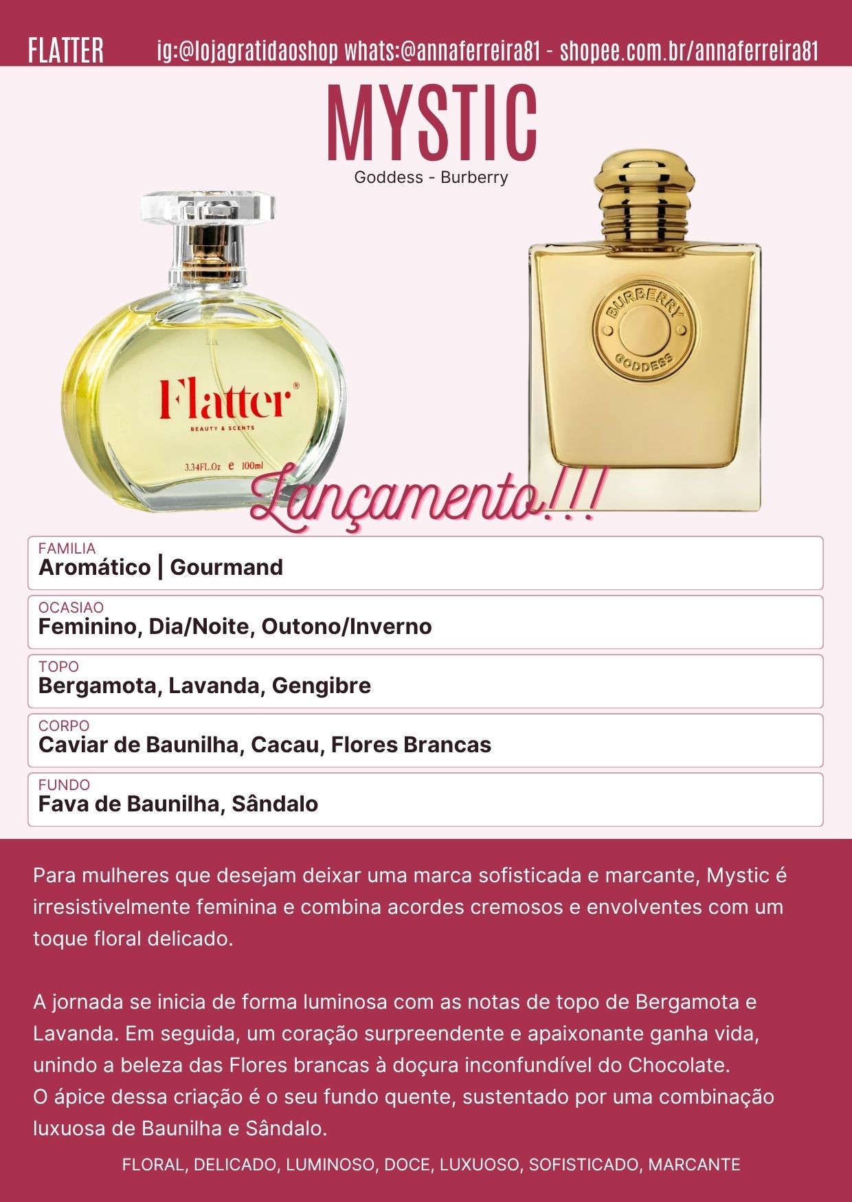 Mystic Ficha Perfume Mystic