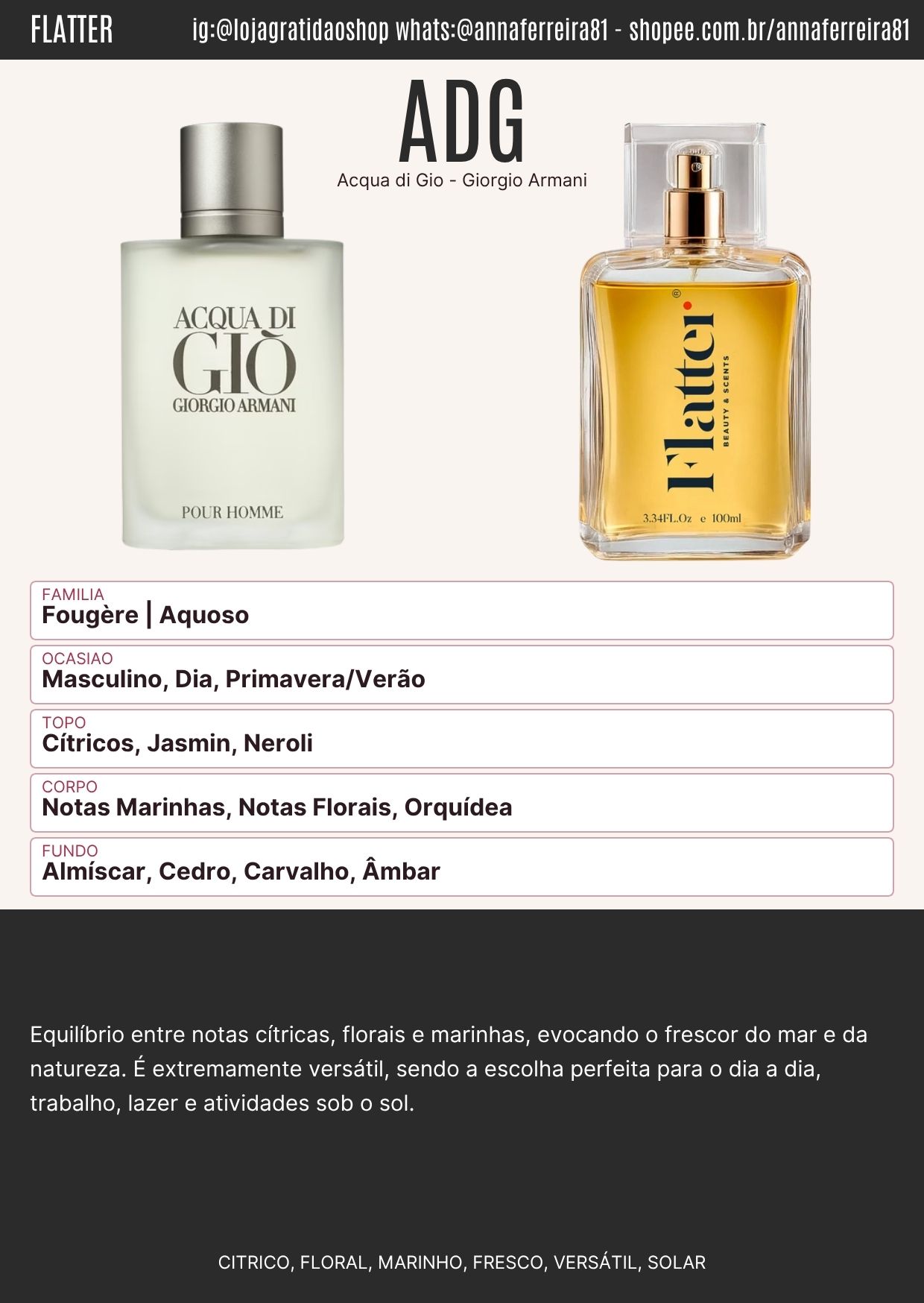 Ficha Perfume ADG