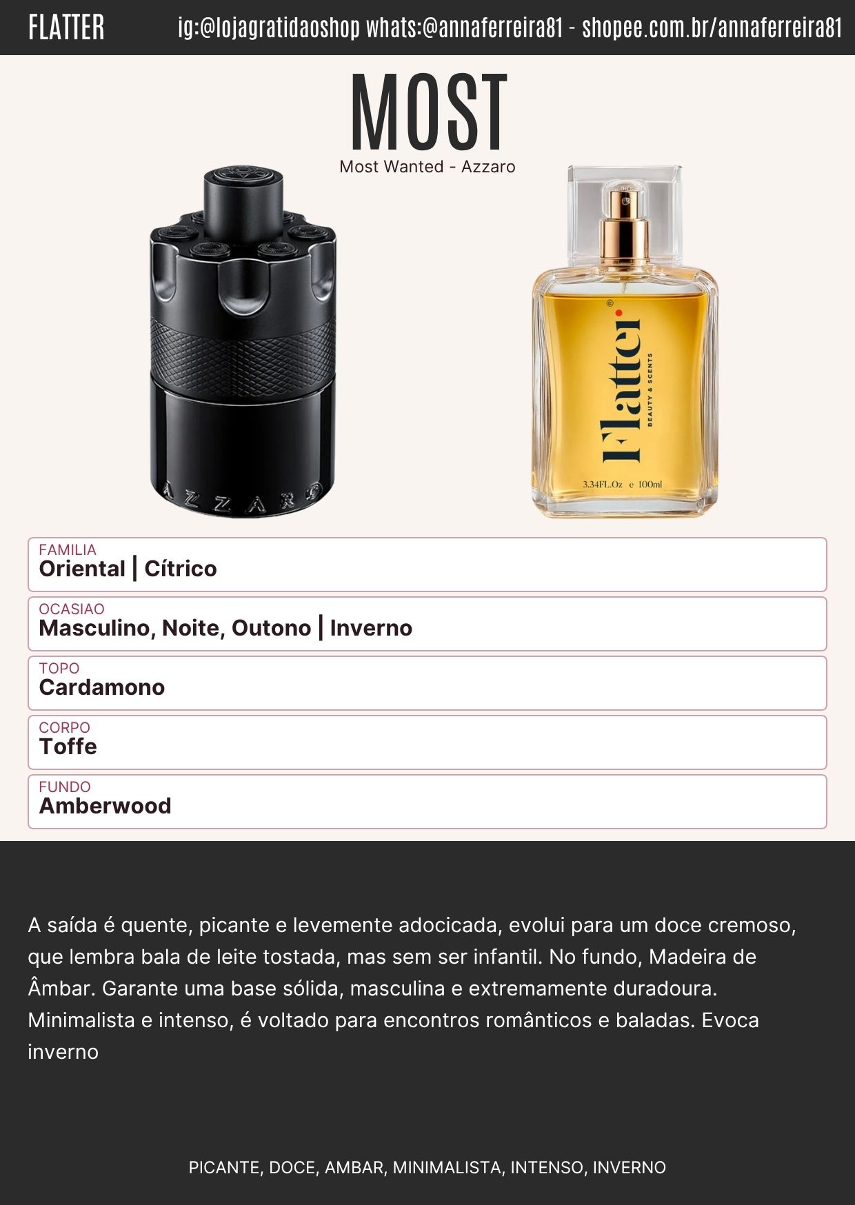 Most Ficha Perfume Most