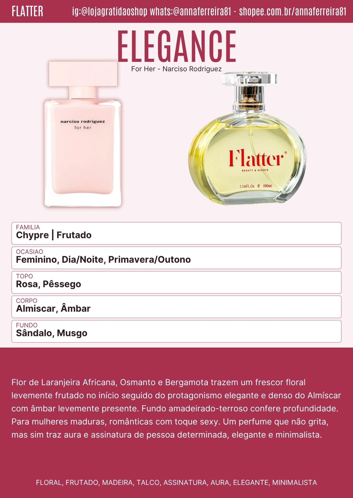 Elegance Ficha Perfume Elegance
