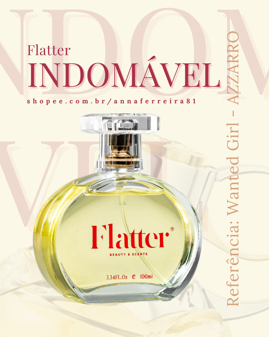 Capa Perfume Indomável