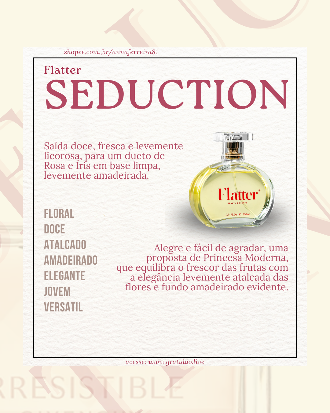 Resenha Perfume Seduction