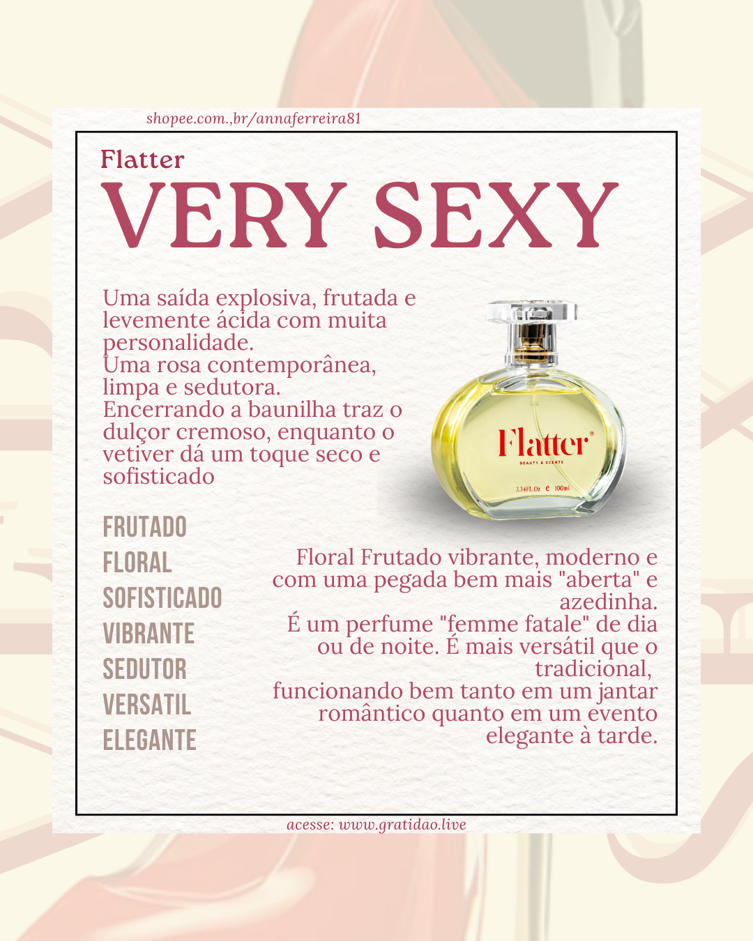 Resenha Perfume Very Sexy