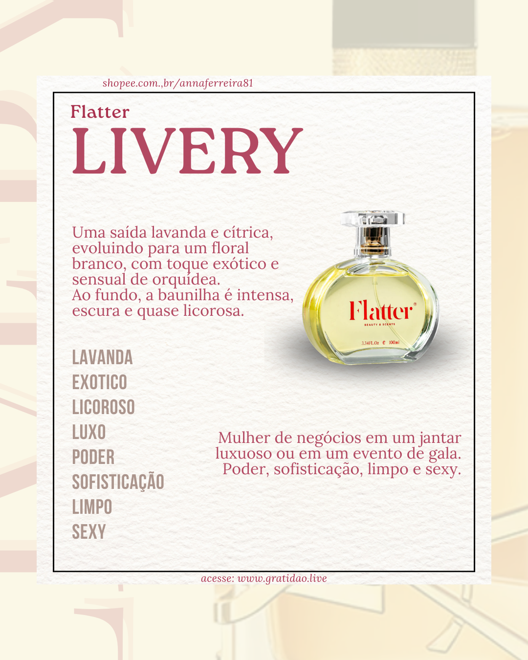 Resenha Perfume Livery