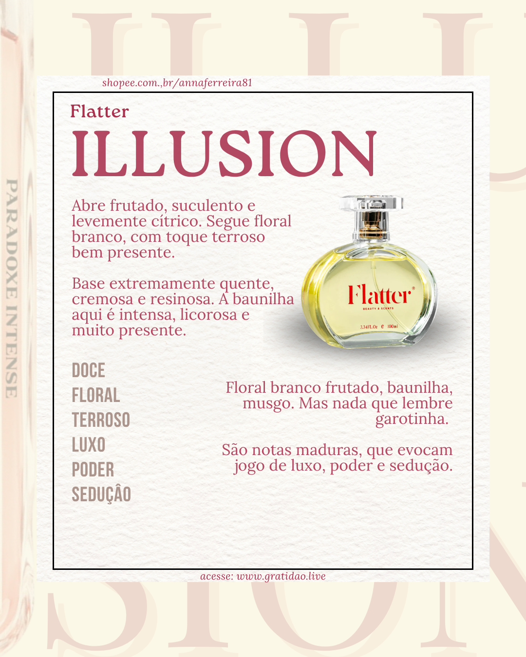 Resenha Perfume Illusion