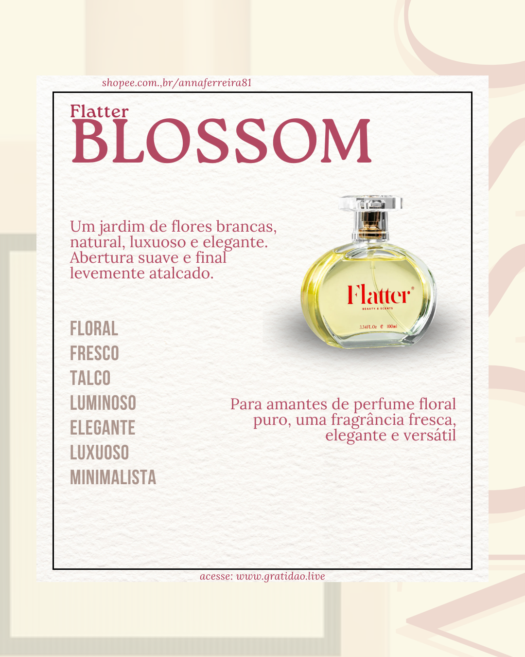 Resenha Perfume Blossom