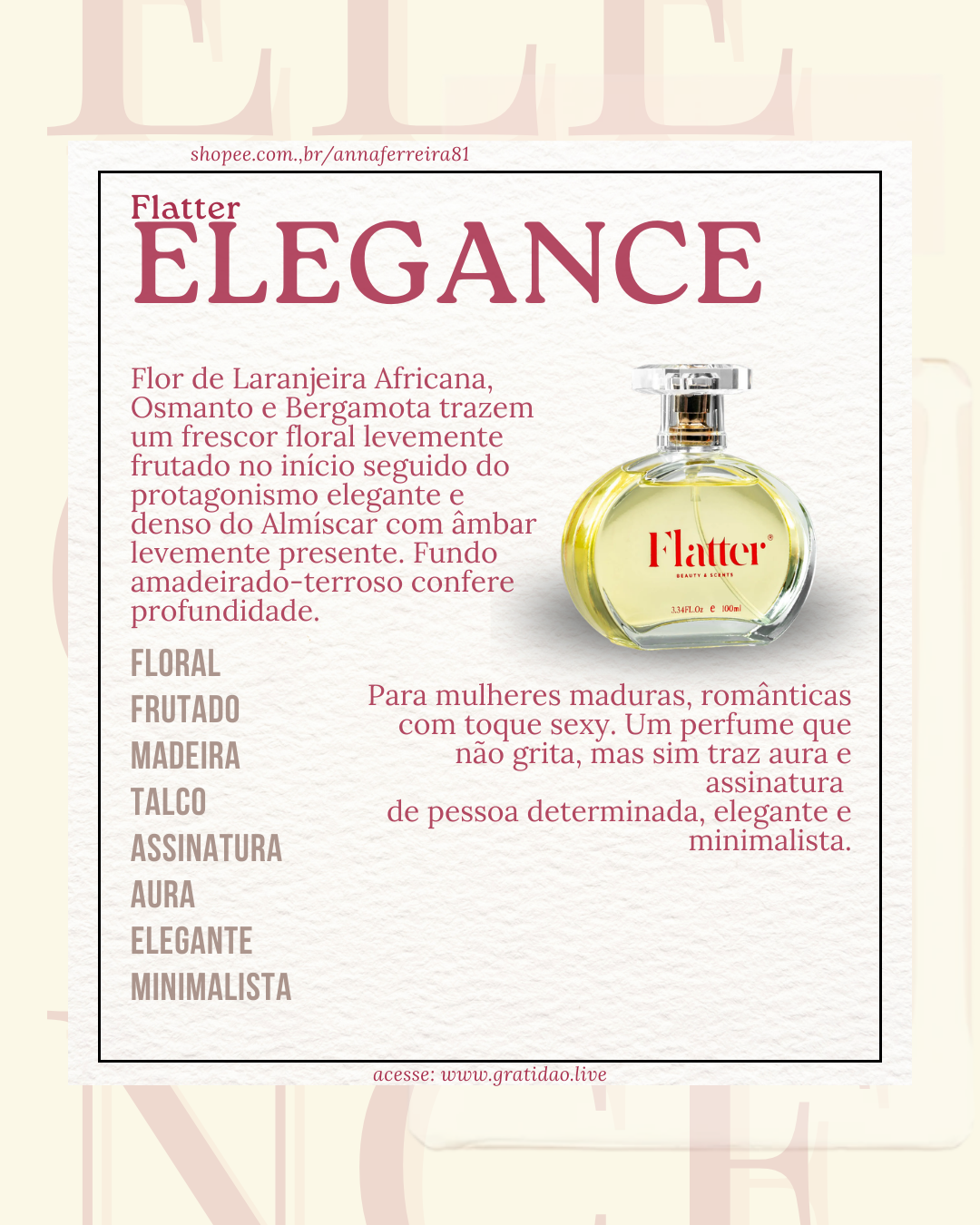 Resenha Perfume Elegance