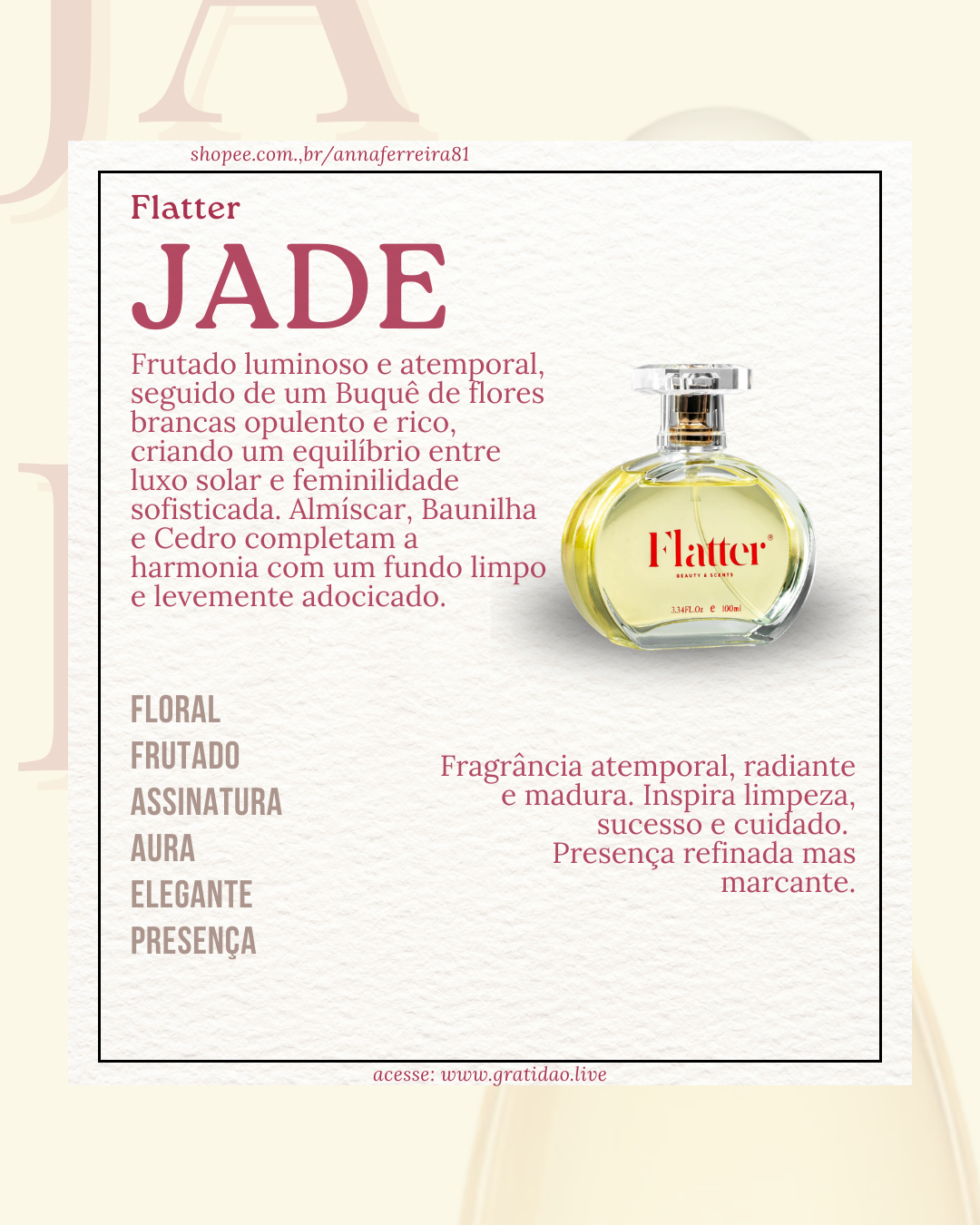 Resenha Perfume Jade