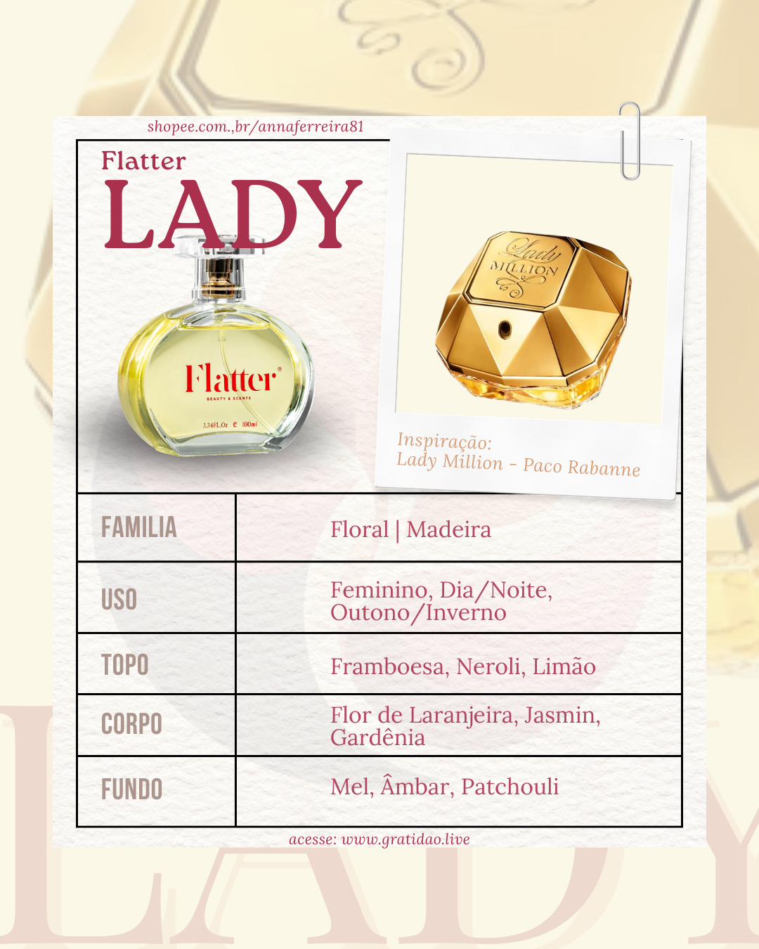 Ficha Perfume Lady