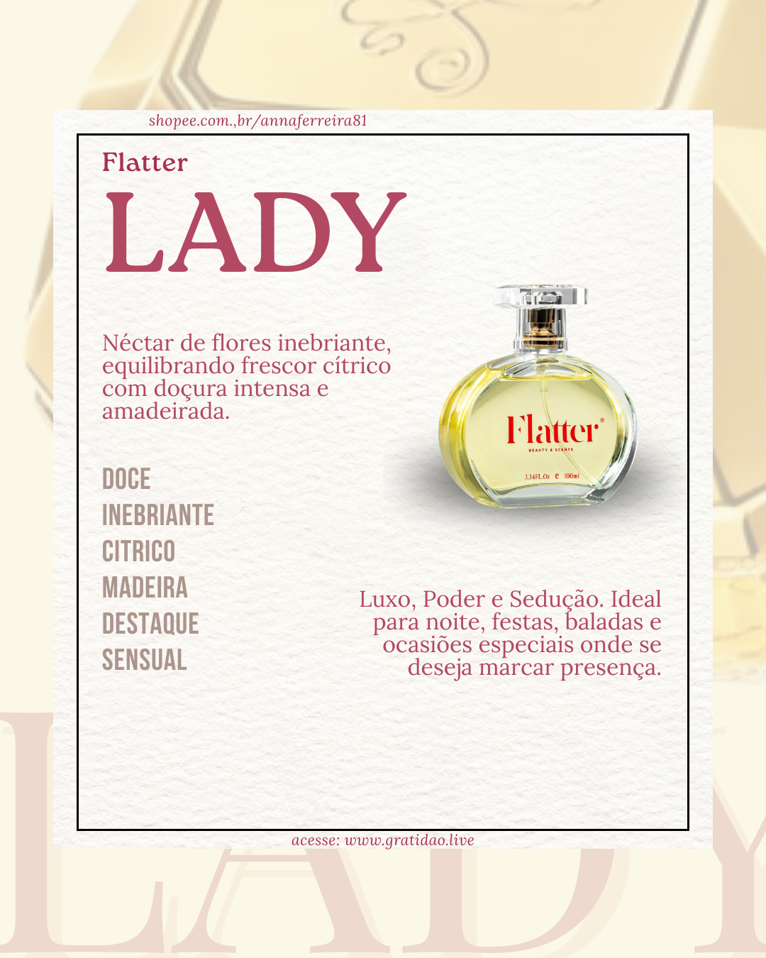 Resenha Perfume Lady