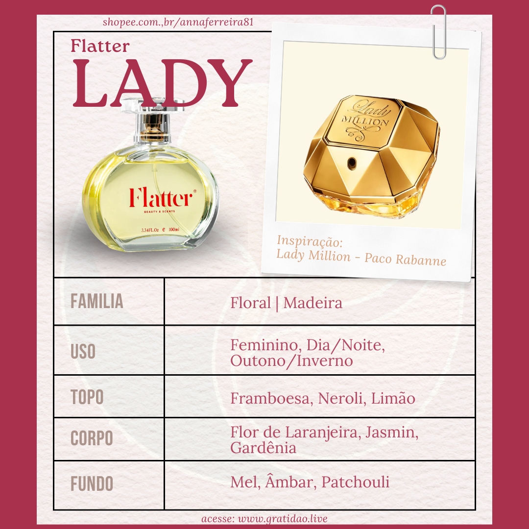 Ficha 1:1 Perfume Lady