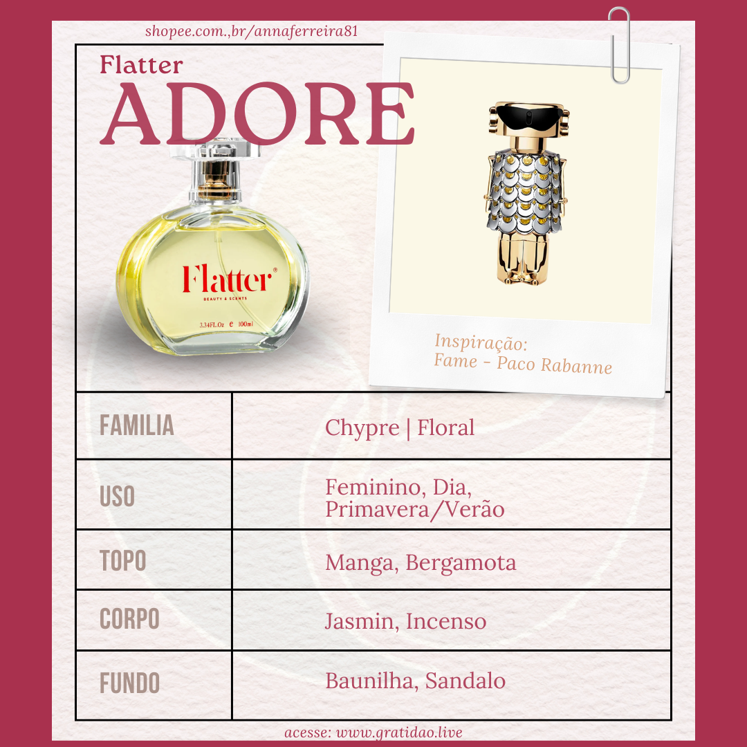Ficha 1:1 Perfume Adore