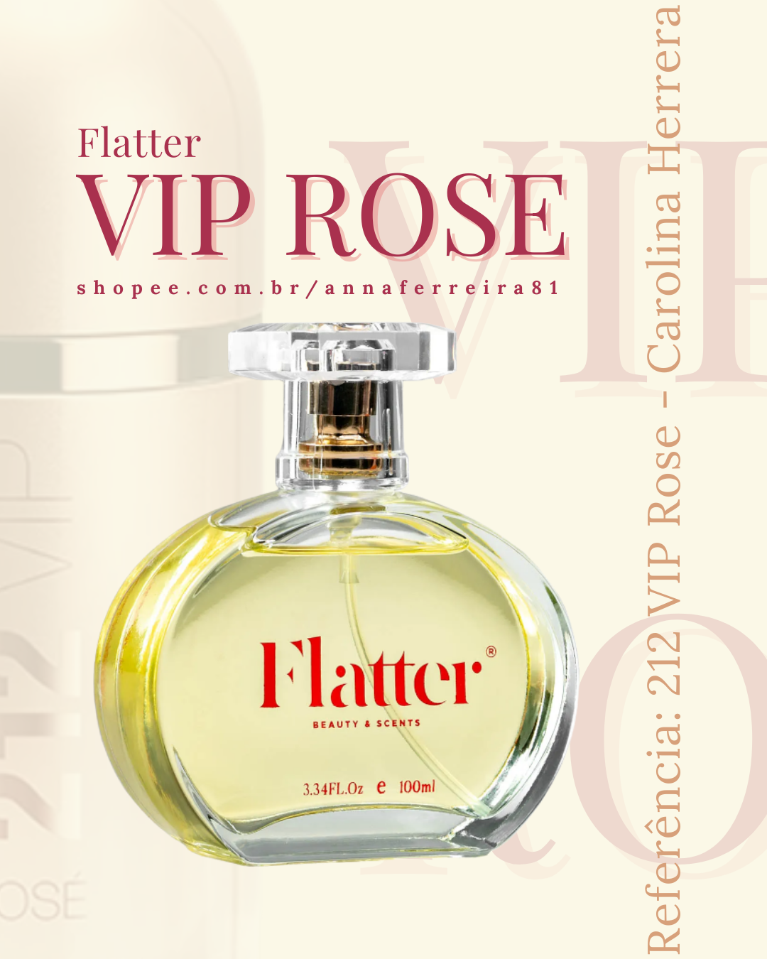 Capa Perfume Vip Rose