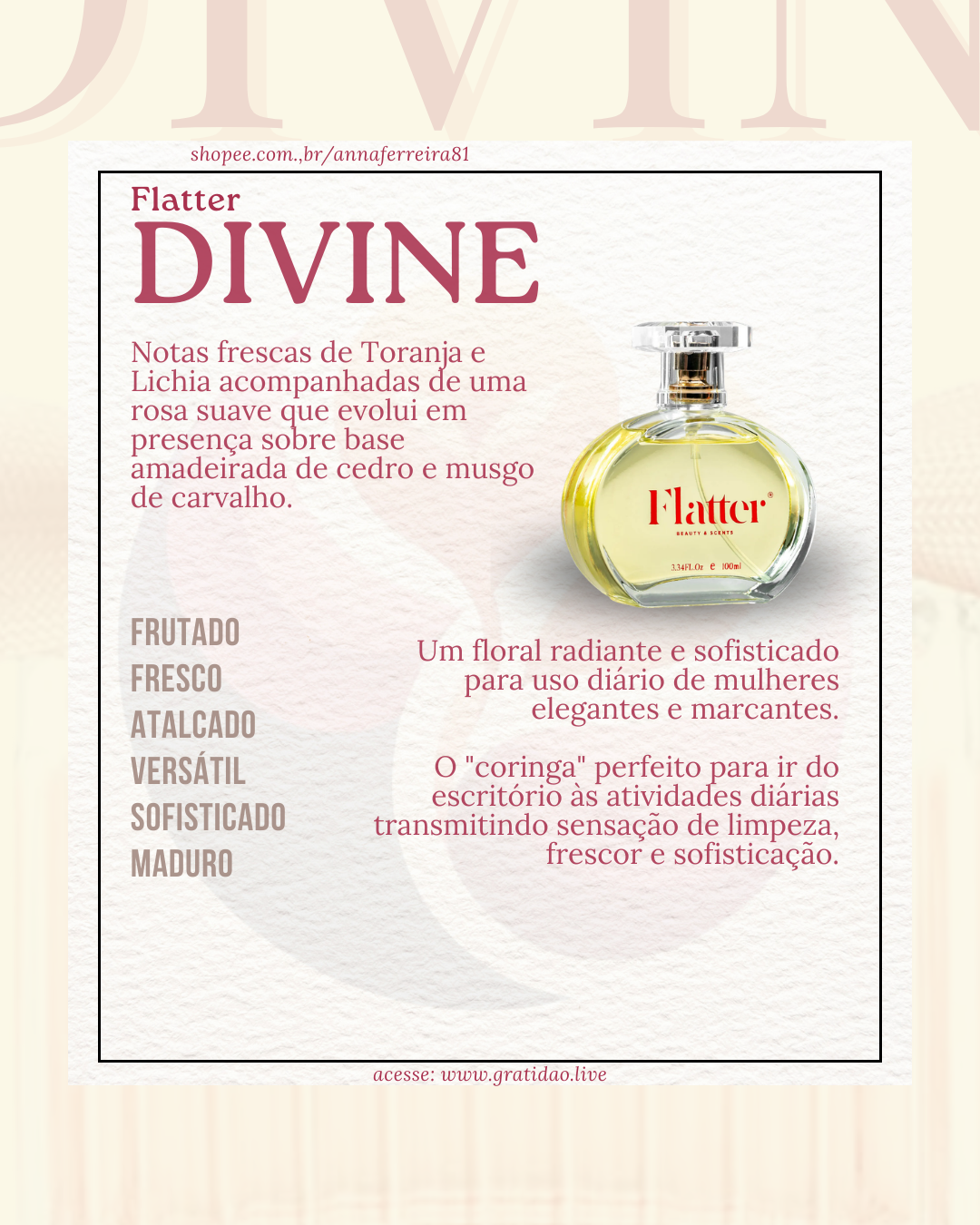 Resenha Perfume Divine