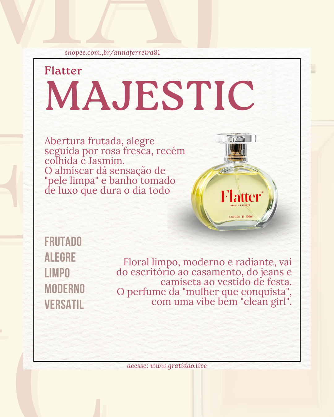 Resenha Perfume Majestic