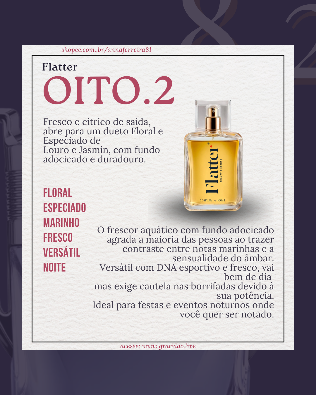 Resenha Perfume Oito.2