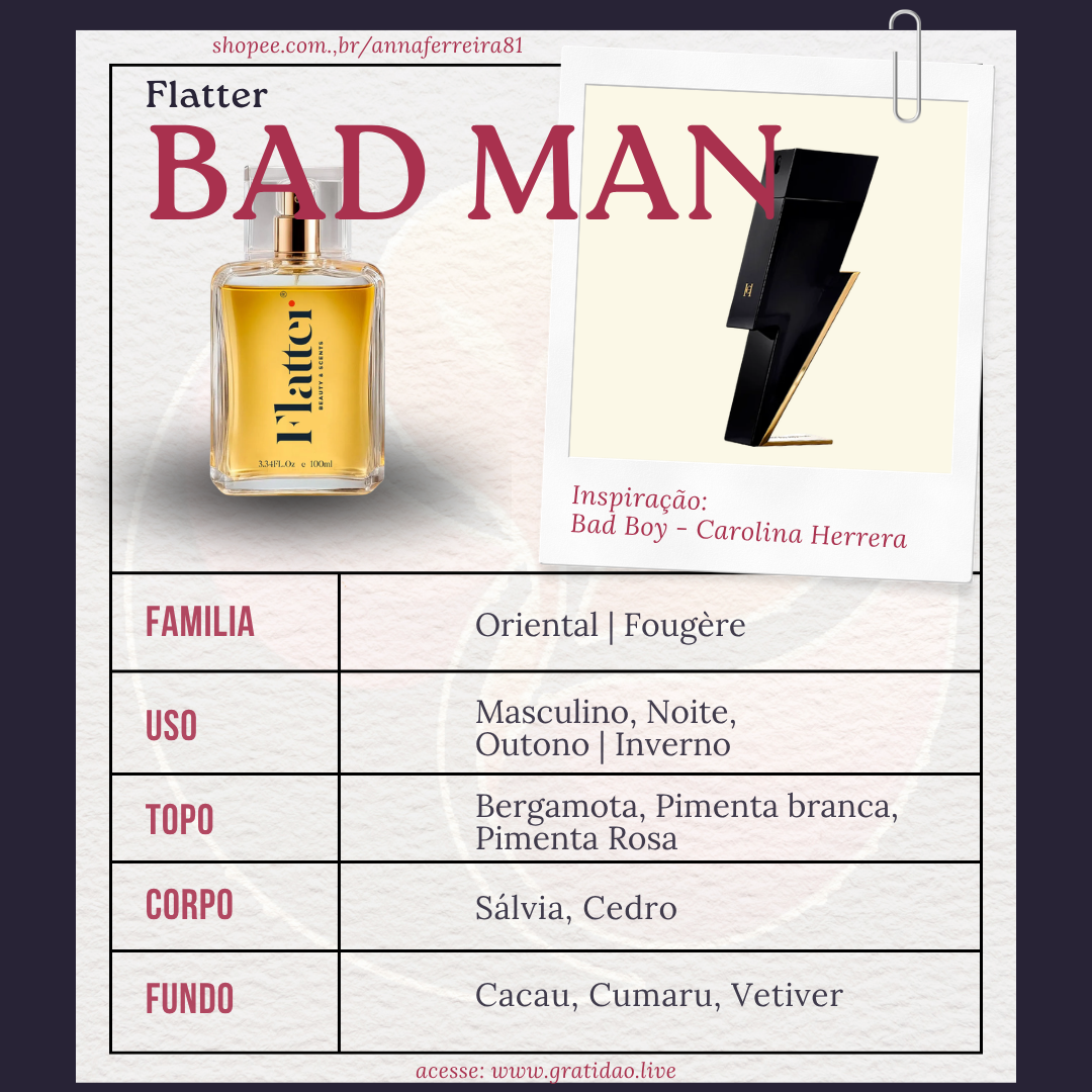 Ficha 1:1 Perfume Bad Man