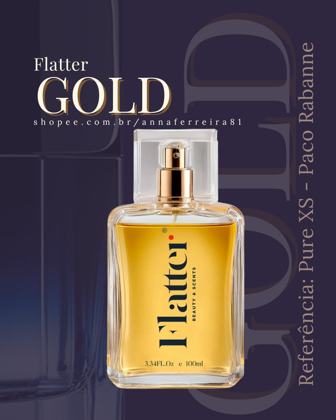 Capa Perfume Gold