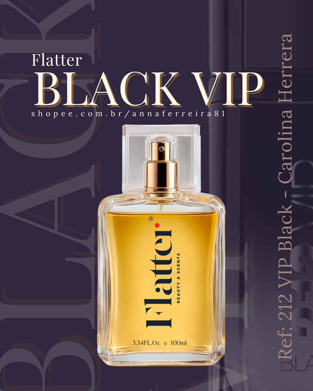 Capa Perfume Black VIP