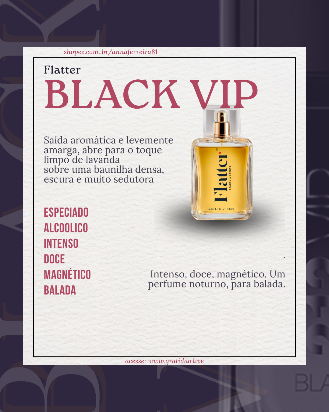 Resenha Perfume Black VIP