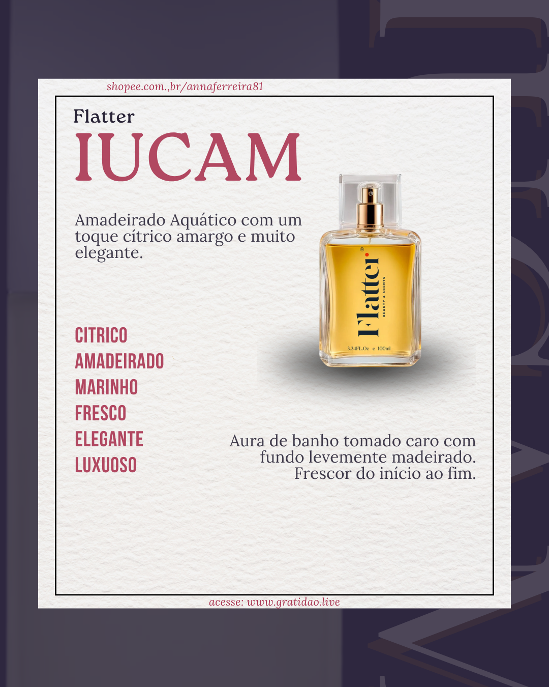 Resenha Perfume IUCAM