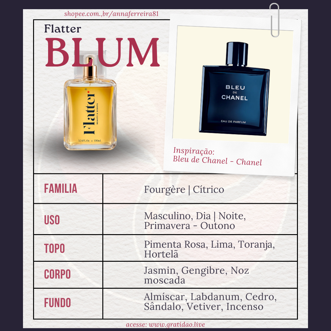 Blum Ficha 1:1 Perfume Blum