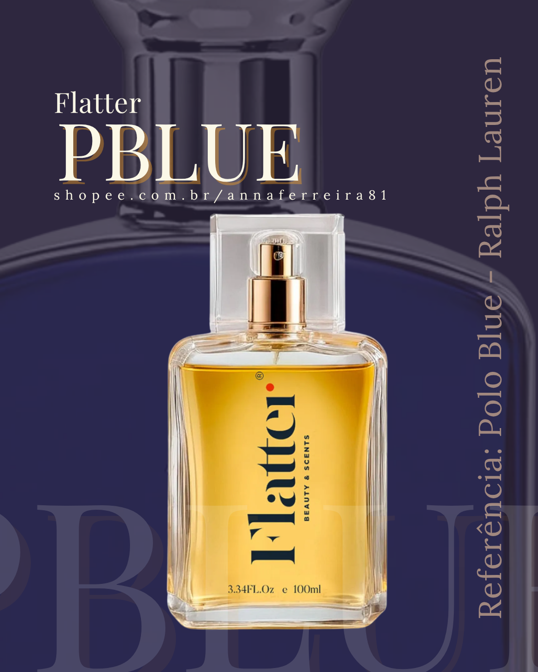 Capa Perfume PBlue