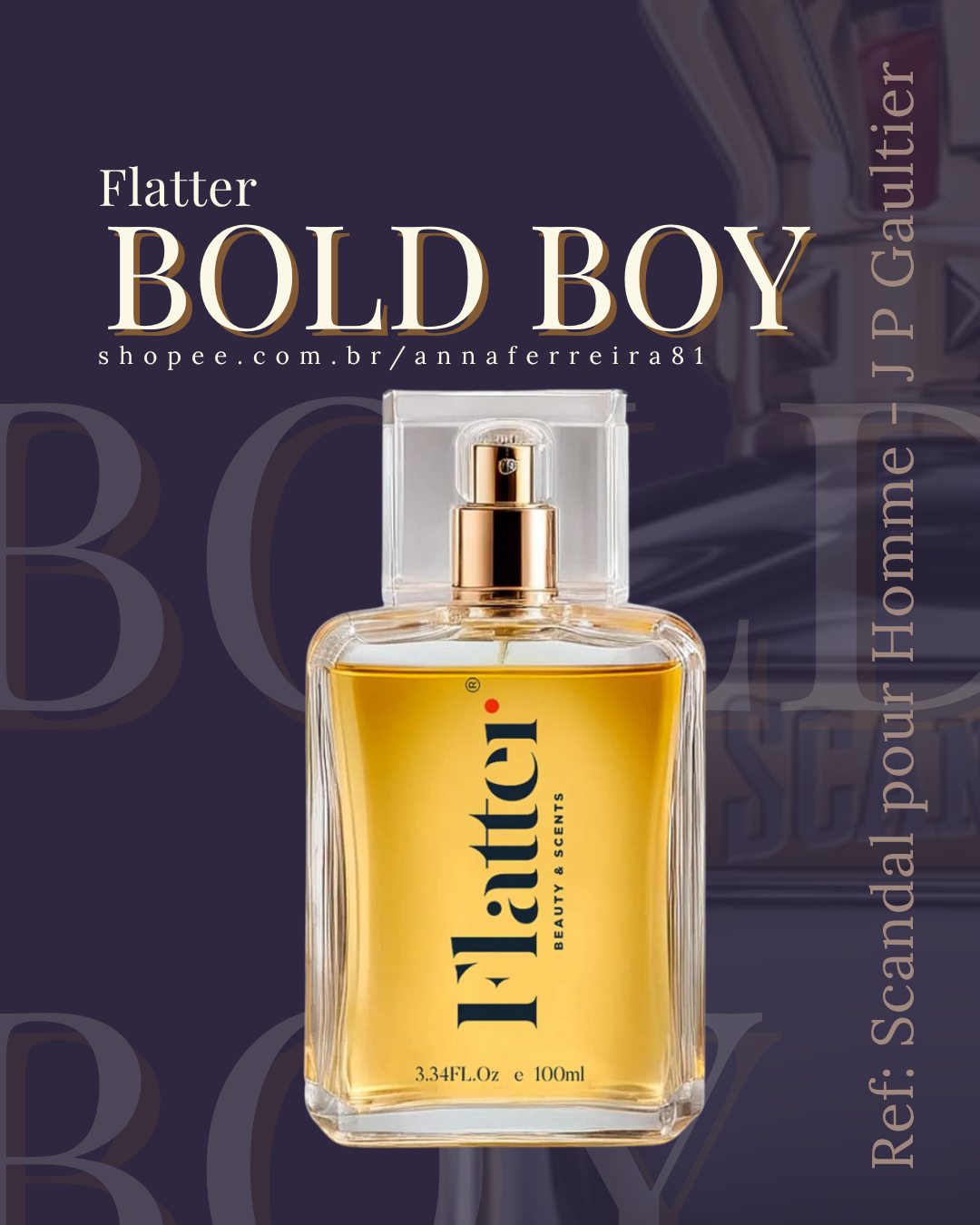 Capa Perfume Bold Boy