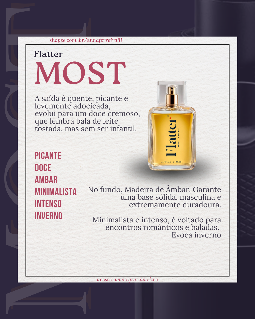 Resenha Perfume Most