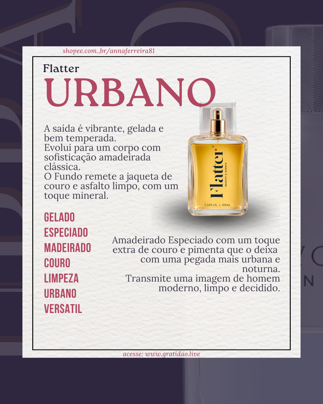Resenha Perfume Urbano