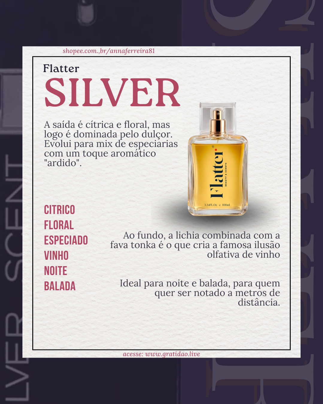 Resenha Perfume Silver