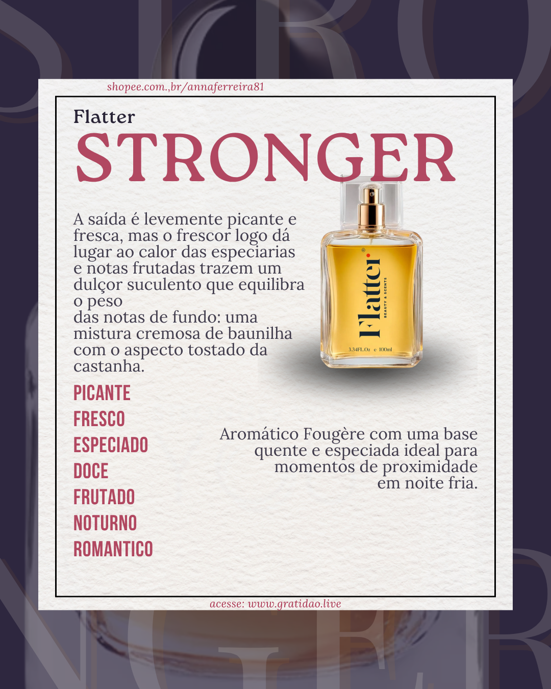 Resenha Perfume Stronger