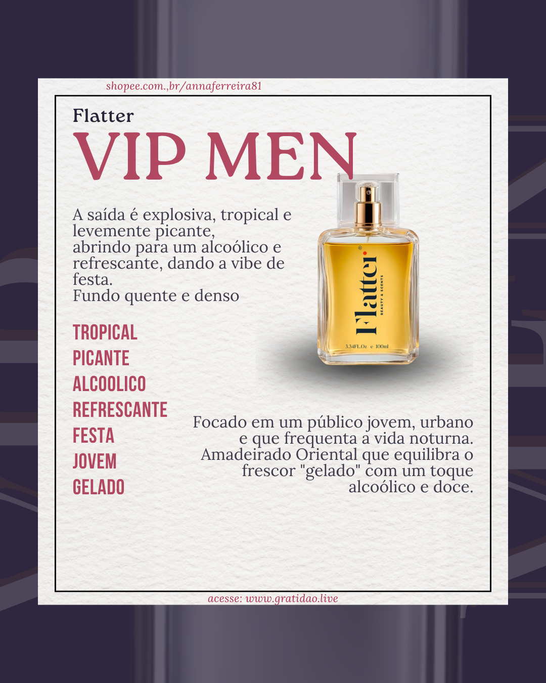 Resenha Perfume Vip Men