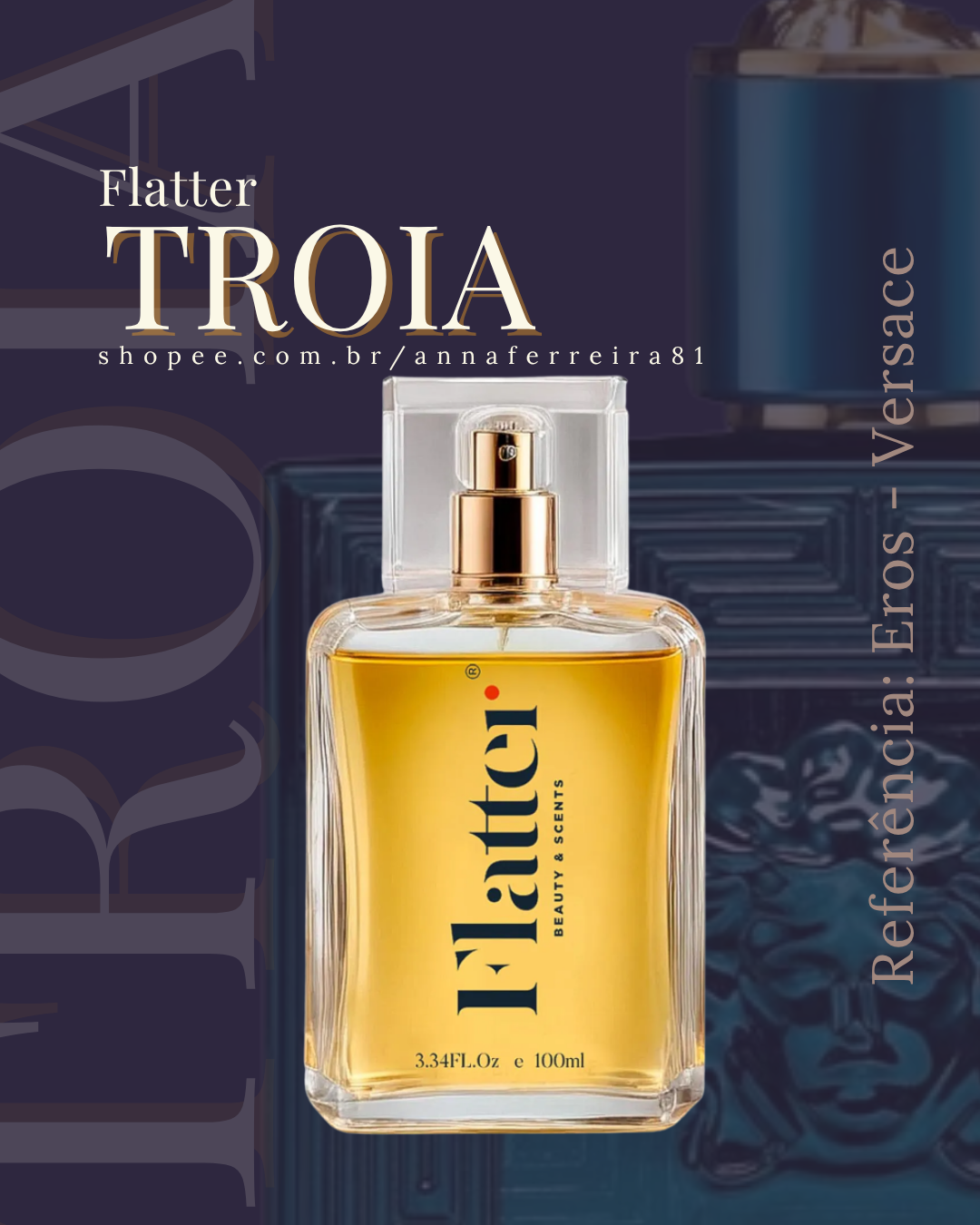 Capa Perfume Troia