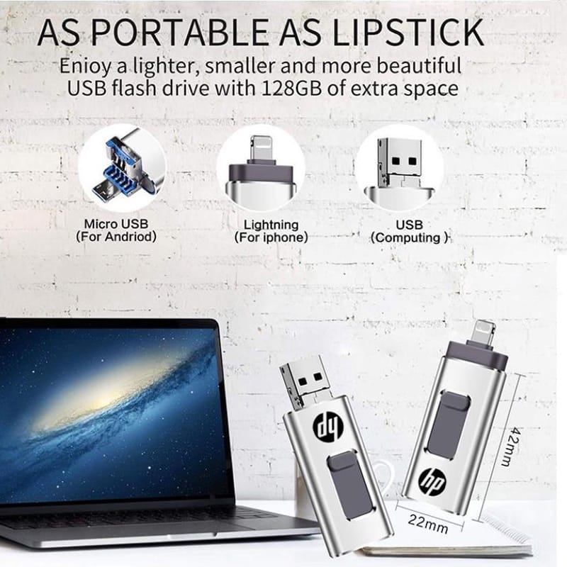 Achei na Shopee - Pen Drive para Iphone